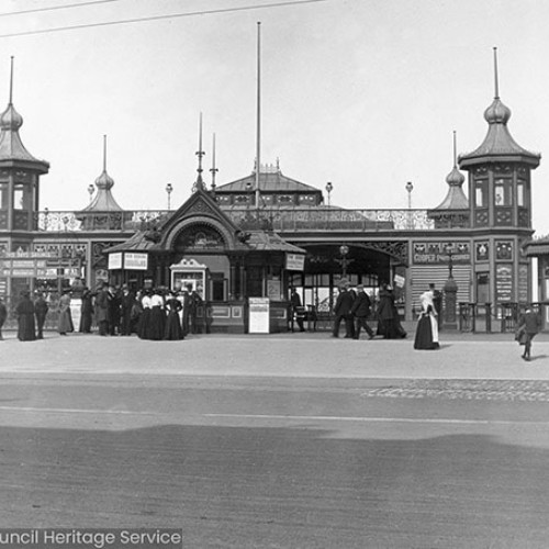 Entrance to Blackpool Central Pier