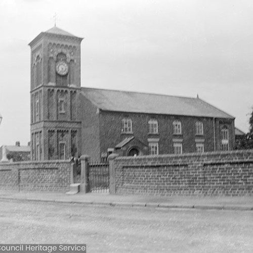 Church building from the sreet