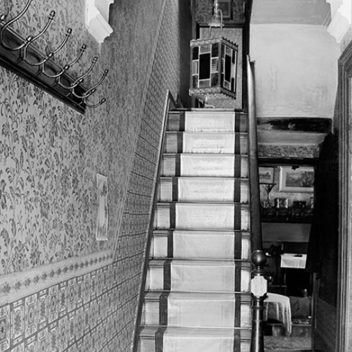 Stairs and hallway of a house