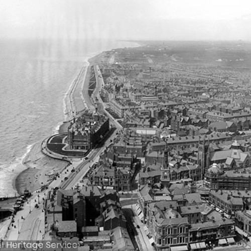 Ariel view of Blackpool from the Tower