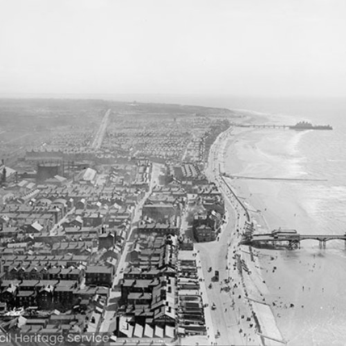 Ariel view of Blackpool