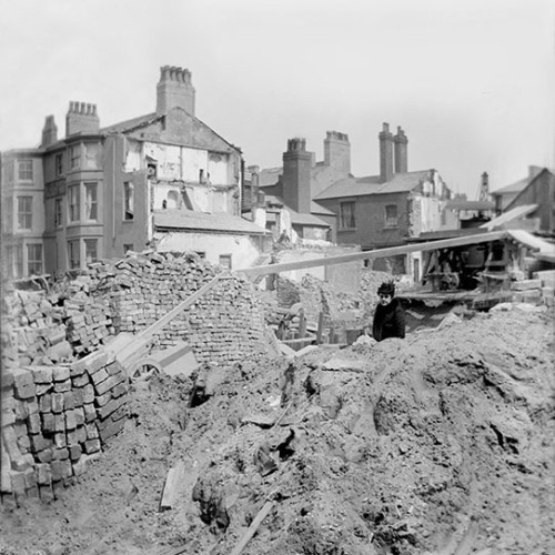 A man on a building site