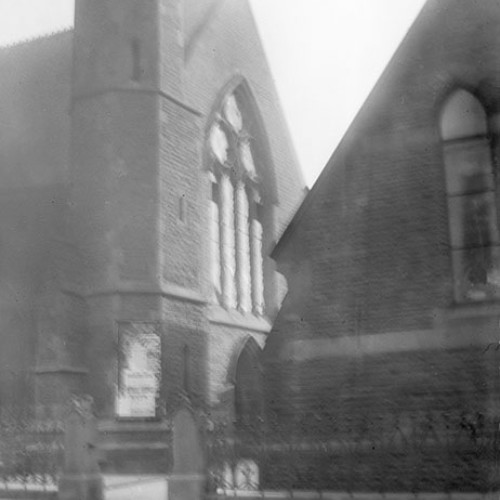 A church building from the street