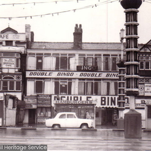 Brunswick Cafe, Double Bingo and The Bee Amusement Arcade.