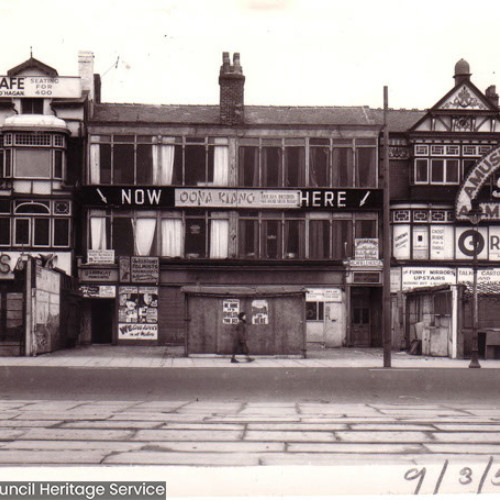 Brunswick Cafe, O'Hagans, Now Oona Kiang Here, The Bee Amusement Arcade.