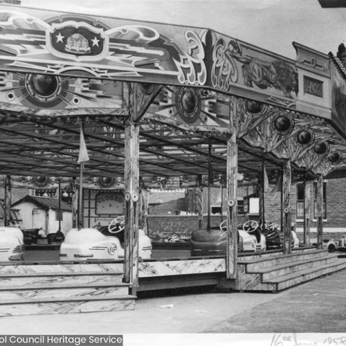 Dodgems ride.