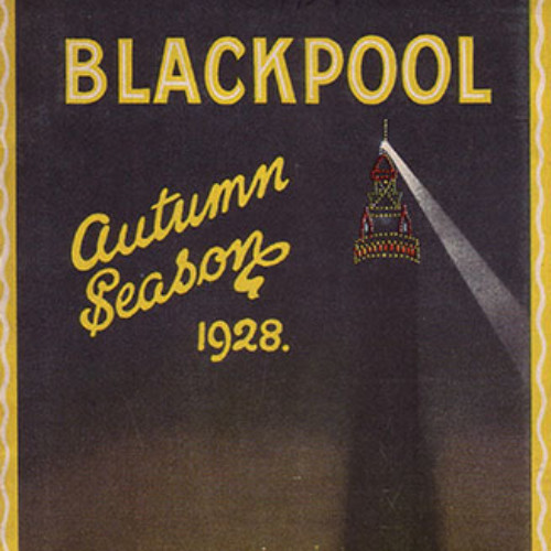 Guide book cover illustrated with Blackpool Tower and illuminated seafront at night. Text reads 'Brilliant Illuminations September 22nd to October 22nd.'