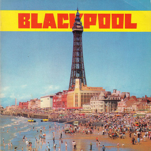 Guide book cover with photograph of Blackpool seafront