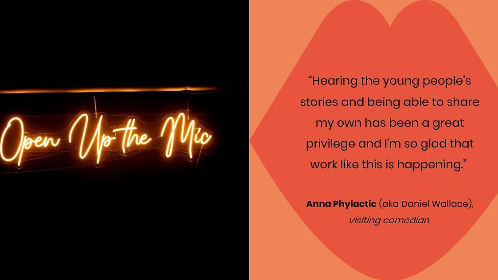 open up the mic quote Anna