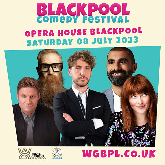 Blackpool Comedy Festival advert
