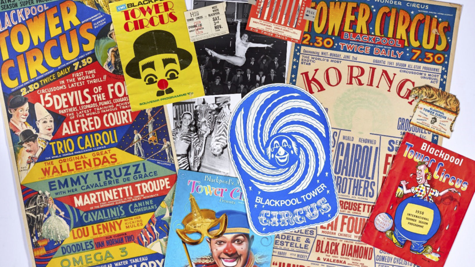 Collection of circus posters